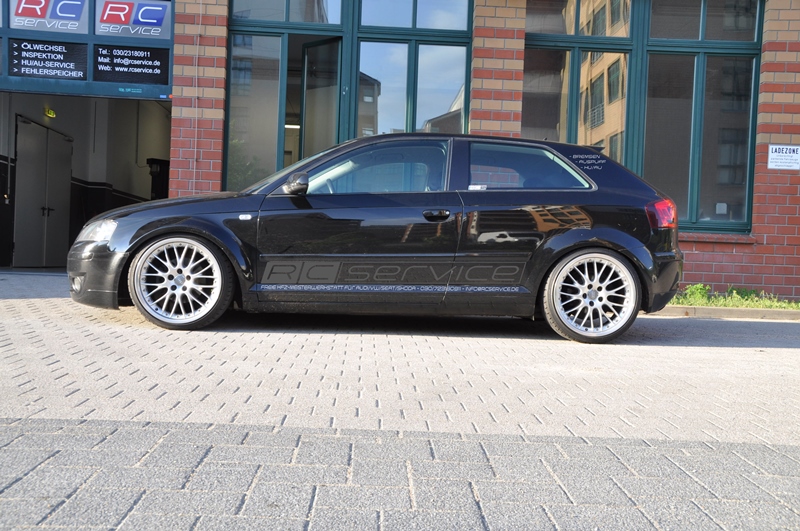 Audi A3 8P H&R Tiefe Version 19" BBS Speed Line